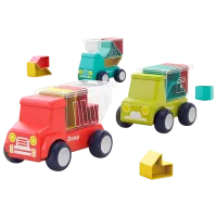 Комплект машин Hola Toys Truck Puzzle 3695560274830 Разноцветный