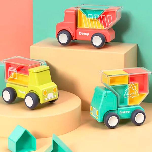 Set de mașini Hola Toys Truck Puzzle 3695560274830 Multicolor photo 2 Set de mașini Hola Toys Truck Puzzle 3695560274830 Multicolor photo 2
