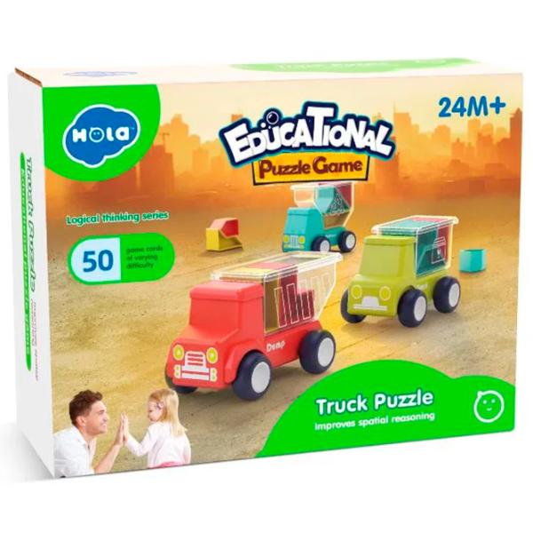 Set de mașini Hola Toys Truck Puzzle 3695560274830 Multicolor photo 5 Set de mașini Hola Toys Truck Puzzle 3695560274830 Multicolor photo 5