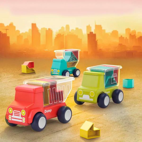 Set de mașini Hola Toys Truck Puzzle 3695560274830 Multicolor photo 6 Set de mașini Hola Toys Truck Puzzle 3695560274830 Multicolor photo 6