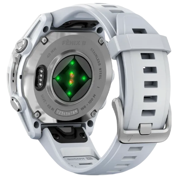 Ceas inteligent Garmin Fenix 8 1.3"/ 43 mm/ Silver - Silver/ 010-02903-00 photo 5