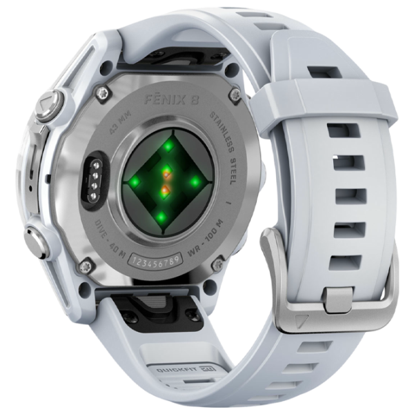 Ceas inteligent Garmin Fenix 8 1.3"/ 43 mm/ Silver - Silver/ 010-02903-00 photo 5
