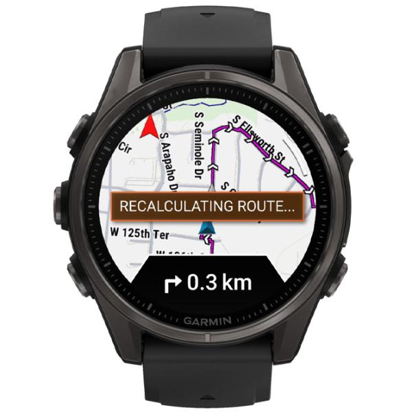 Ceas inteligent Garmin Fenix 8 1.3"/ 43 mm/ Carbon - Black/ 010-02903-21 photo 2