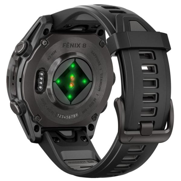 Ceas inteligent Garmin Fenix 8 1.3"/ 43 mm/ Carbon - Black/ 010-02903-21 photo 5