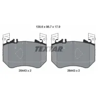 Тормозные колодки Textar 2644301 Передние photo 3