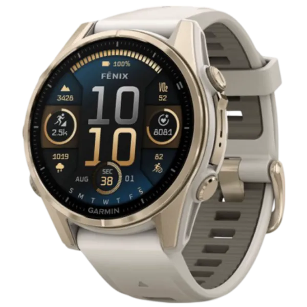 Умные часы Garmin Fenix 8 1.3"/ 43 мм/ Золото - Туманно-серый/ 010-02903-11 photo 1