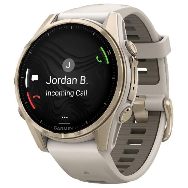 Умные часы Garmin Fenix 8 1.3"/ 43 мм/ Золото - Туманно-серый/ 010-02903-11 photo 2