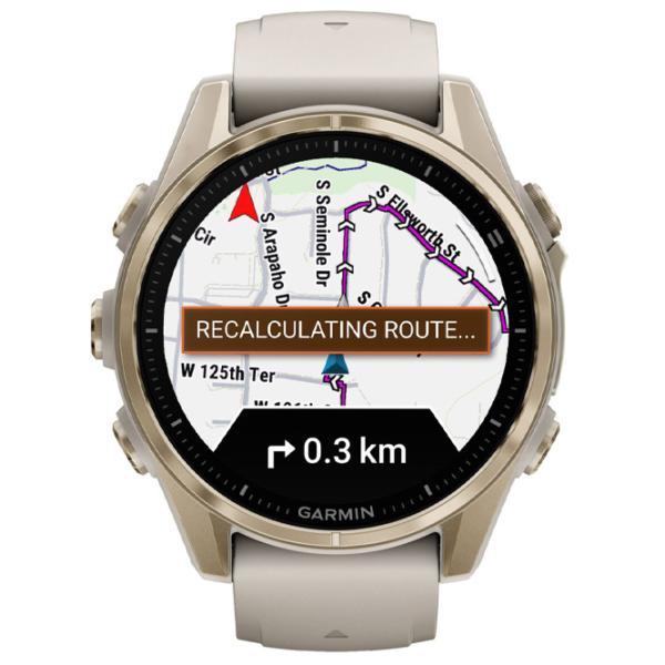 Умные часы Garmin Fenix 8 1.3"/ 43 мм/ Золото - Туманно-серый/ 010-02903-11 photo 3