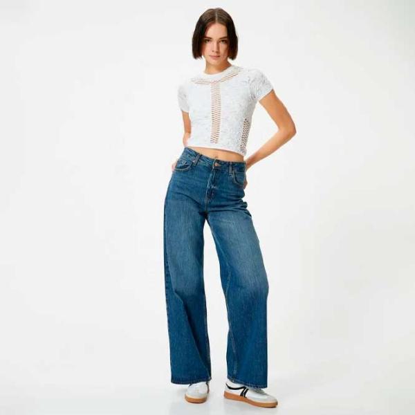 Tricou pentru femei Koton 4SAL10514IK 6% elastan/ White photo 3