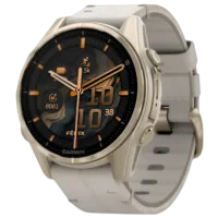Ceas inteligent Garmin Fenix 8 1.3"/ 43 mm/ Gold - Foggy gray/ 010-02903-40