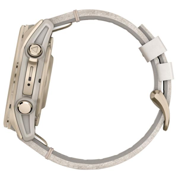 Ceas inteligent Garmin Fenix 8 1.3"/ 43 mm/ Gold - Foggy gray/ 010-02903-40 photo 5