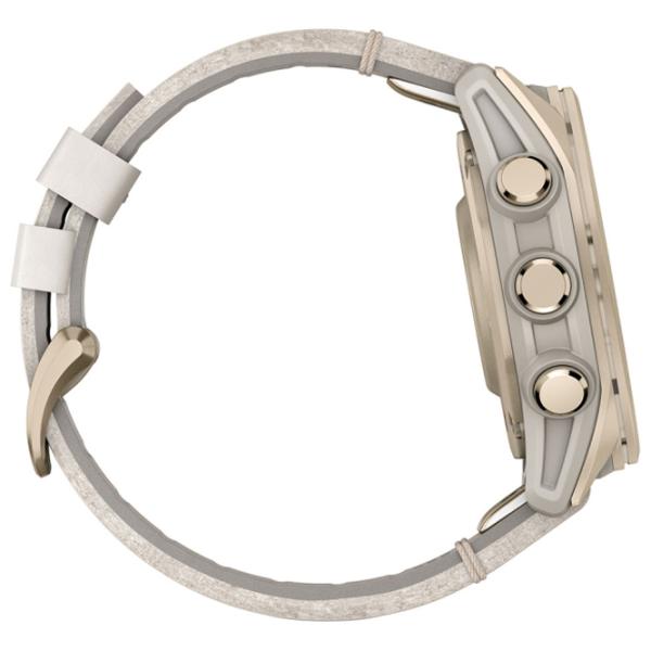 Ceas inteligent Garmin Fenix 8 1.3"/ 43 mm/ Gold - Foggy gray/ 010-02903-40 photo 7