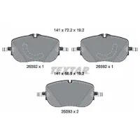 Тормозные колодки Textar 2659201 Передние photo 4