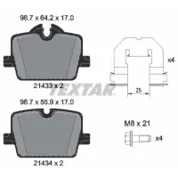 Тормозные колодки Textar 2143301 Задние photo 2