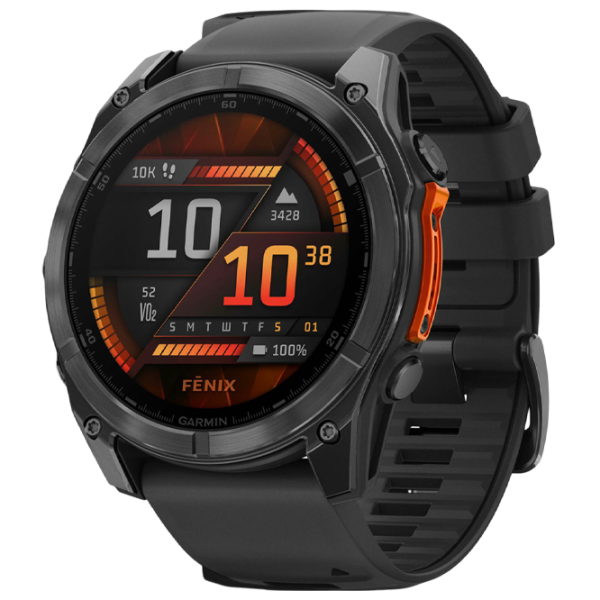 Ceas inteligent Garmin Fenix 8 1.4"/ 51 mm/ Gray - Black/ 010-02905-00 photo 1