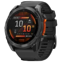 Умные часы Garmin Fenix 8 1.4"/ 51 мм/ Серый - Чёрный/ 010-02905-00
