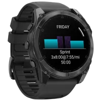 Ceas inteligent Garmin Fenix 8 1.4"/ 51 mm/ Gray - Black/ 010-02905-00 photo 2