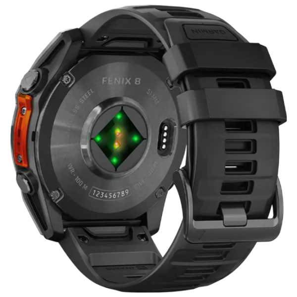 Ceas inteligent Garmin Fenix 8 1.4"/ 51 mm/ Gray - Black/ 010-02905-00 photo 4