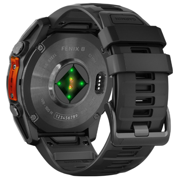 Ceas inteligent Garmin Fenix 8 1.4"/ 51 mm/ Gray - Black/ 010-02905-00 photo 4