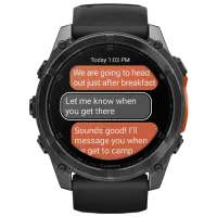 Ceas inteligent Garmin Fenix 8 1.4"/ 51 mm/ Gray - Black/ 010-02905-00 photo 5