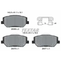 Тормозные колодки Textar 2636901 Передние photo 2
