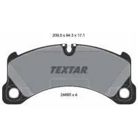 Тормозные колодки Textar 2618501 Передние photo 2