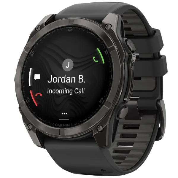 Умные часы Garmin Fenix 8 1.4"/ 51 мм/ Карбон - Чёрный/ 010-02905-21 photo 2