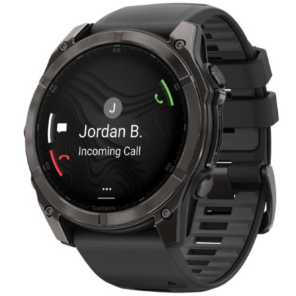 Умные часы Garmin Fenix 8 1.4"/ 51 мм/ Карбон - Чёрный/ 010-02905-21 photo 2