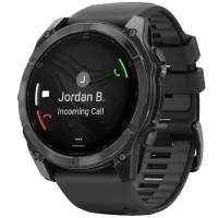Ceas inteligent Garmin Fenix 8 1.4"/ 51 mm/ Carbon - Black/ 010-02905-21 photo 2