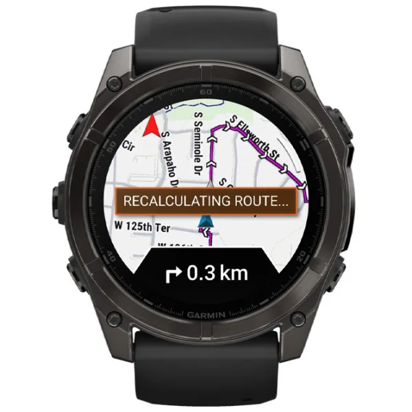 Умные часы Garmin Fenix 8 1.4"/ 51 мм/ Карбон - Чёрный/ 010-02905-21 photo 3