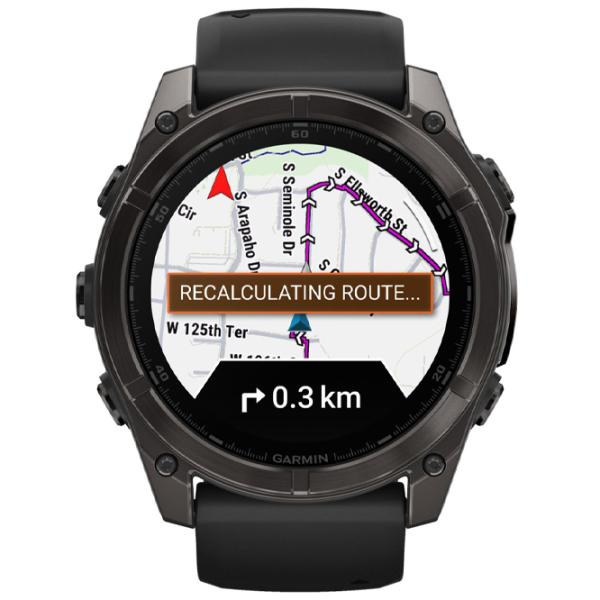 Умные часы Garmin Fenix 8 1.4"/ 51 мм/ Карбон - Чёрный/ 010-02905-21 photo 3