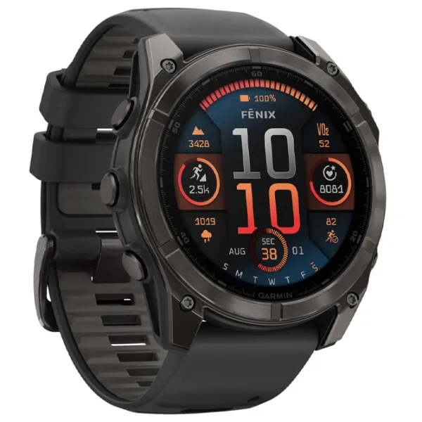 Умные часы Garmin Fenix 8 1.4"/ 51 мм/ Карбон - Чёрный/ 010-02905-21 photo 4