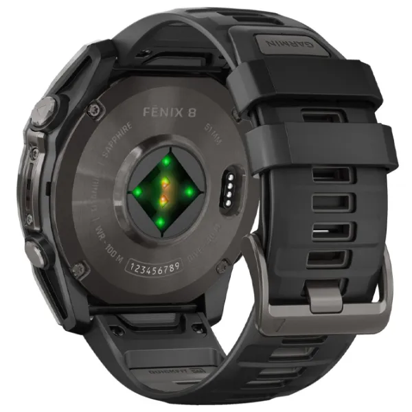 Умные часы Garmin Fenix 8 1.4"/ 51 мм/ Карбон - Чёрный/ 010-02905-21 photo 6