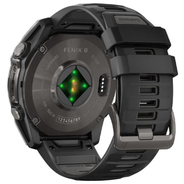 Умные часы Garmin Fenix 8 1.4"/ 51 мм/ Карбон - Чёрный/ 010-02905-21 photo 6