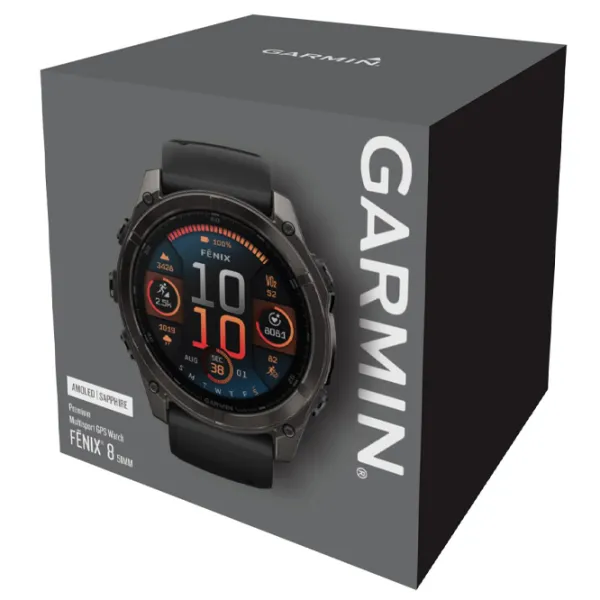 Умные часы Garmin Fenix 8 1.4"/ 51 мм/ Карбон - Чёрный/ 010-02905-21 photo 8