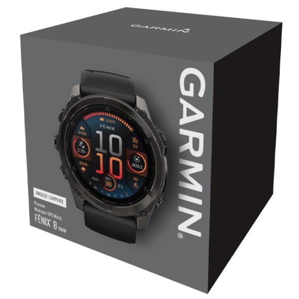 Умные часы Garmin Fenix 8 1.4"/ 51 мм/ Карбон - Чёрный/ 010-02905-21 photo 8