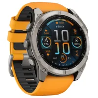 Умные часы Garmin Fenix 8 1.4"/ 51 мм/ Титан - Оранжевый/ 010-02905-11 photo 3