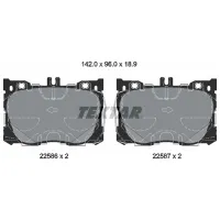 Тормозные колодки Textar 2258601 Передние photo 2