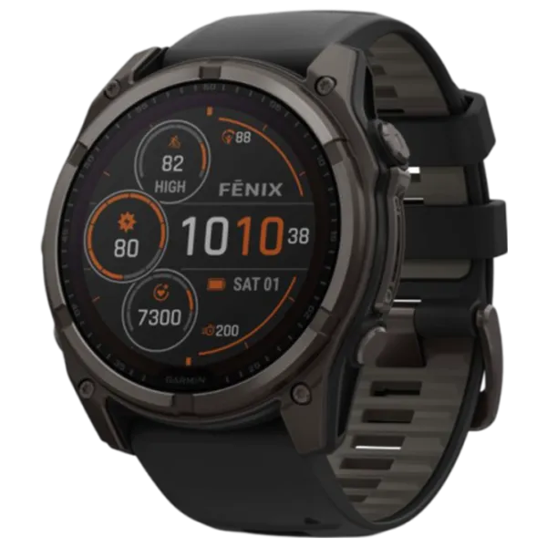 Ceas inteligent Garmin Fenix 8 1.4"/ 51 mm/ Carbon - Black/ 010-02907-11 photo 1