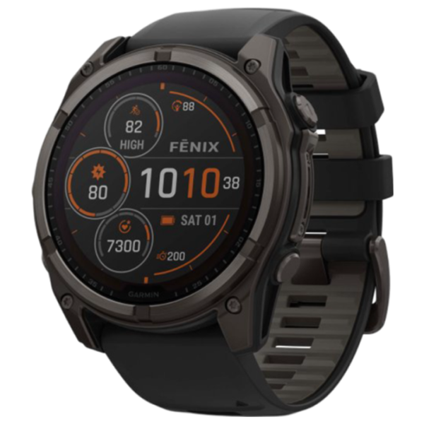 Ceas inteligent Garmin Fenix 8 1.4"/ 51 mm/ Carbon - Black/ 010-02907-11 photo 1