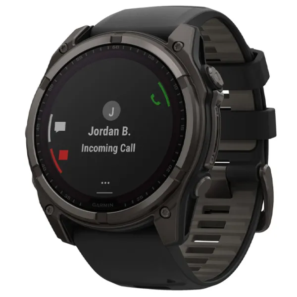 Ceas inteligent Garmin Fenix 8 1.4"/ 51 mm/ Carbon - Black/ 010-02907-11 photo 2