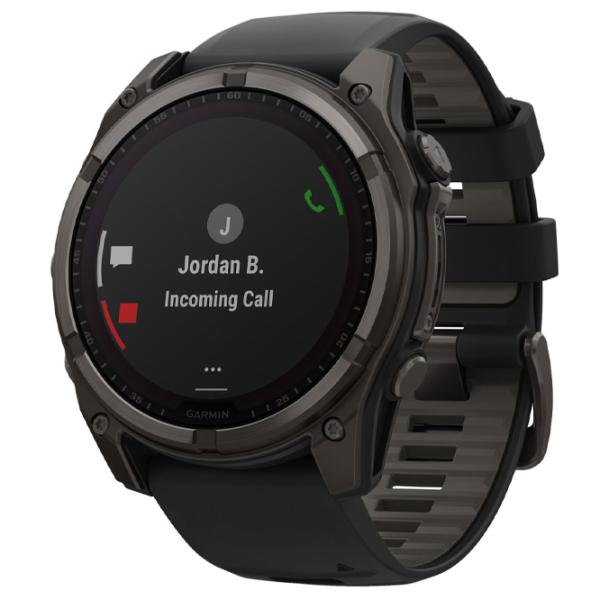 Ceas inteligent Garmin Fenix 8 1.4"/ 51 mm/ Carbon - Black/ 010-02907-11 photo 2