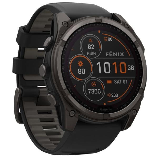 Ceas inteligent Garmin Fenix 8 1.4"/ 51 mm/ Carbon - Black/ 010-02907-11 photo 4