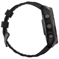 Ceas inteligent Garmin Fenix 8 1.4"/ 51 mm/ Carbon - Black/ 010-02907-11 photo 7