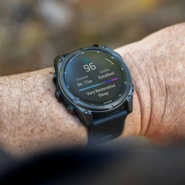 Ceas inteligent Garmin Fenix 8 1.4"/ 51 mm/ Carbon - Black/ 010-02907-11 photo 9