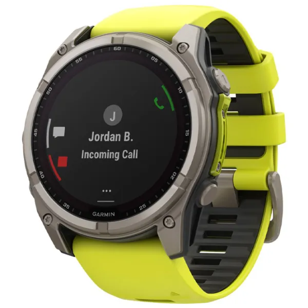 Умные часы Garmin Fenix 8 1.4"/ 51 мм/ Титан - Жёлтый/ 010-02907-21 photo 2