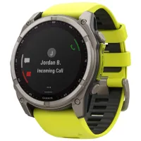 Ceas inteligent Garmin Fenix 8 1.4"/ 51 mm/ Titanium - Yellow/ 010-02907-21 photo 2