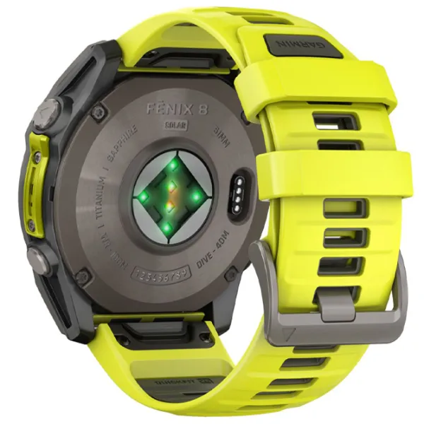 Умные часы Garmin Fenix 8 1.4"/ 51 мм/ Титан - Жёлтый/ 010-02907-21 photo 6