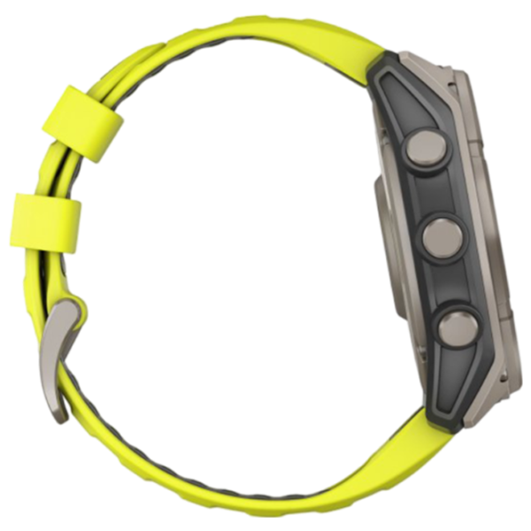 Умные часы Garmin Fenix 8 1.4"/ 51 мм/ Титан - Жёлтый/ 010-02907-21 photo 7