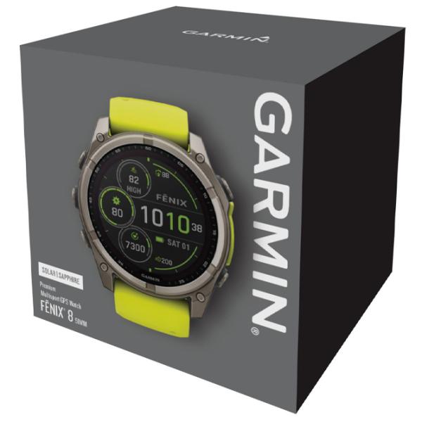 Умные часы Garmin Fenix 8 1.4"/ 51 мм/ Титан - Жёлтый/ 010-02907-21 photo 8
